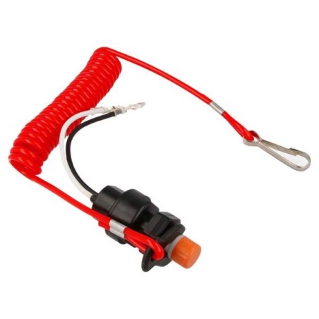 QSP Cable de seguridad del interruptor de corte de emergencia 12V - Rojo