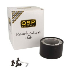 QSP Cubo de dirección para sistemas de dirección Teleflex, Volvo, Uflex, 12p - Negro - QS-N9218
