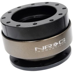 NRG Volante de liberación rápida (snap-off) SFI - Negro - SRK-200