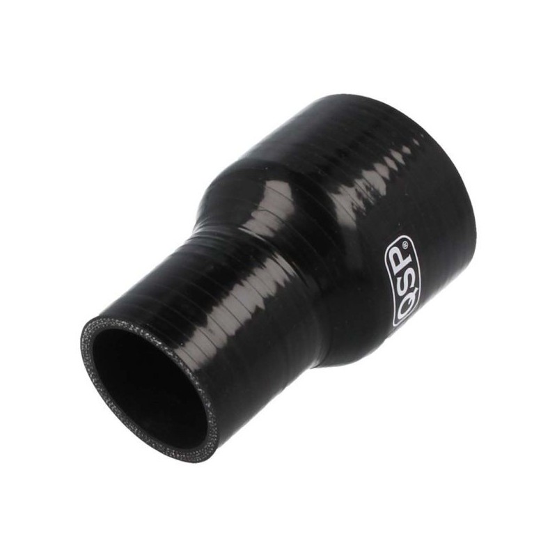 QSP Adaptador de manguera de silicona - 102-76 mm - Negro - QHCR