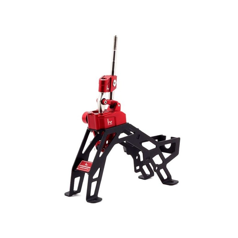Hybrid Racing Cambio corto ajustable - rojo - HYB-SAS-01