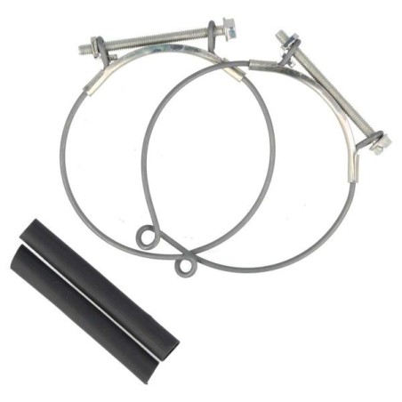 QSP Juego de abrazaderas para manguera de aire - Ø51mm/2.0\ - QDUCTCL