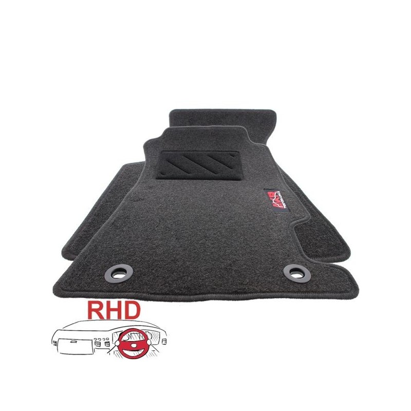 AKR Alfombrillas de lujo con logotipo AKR (RHD) - FM